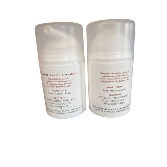 2 Native Facial Care Moisturizing Facial Lotion Coconut & Vitamin B3 1.7oz - Picture 2 of 2